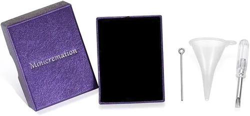 Miniatura 23 de Joyería de cremación para cenizas, geometría, estilo simple, anillo conmemorativo para cenizas, soporte para cenizas con kit de relleno, anillo
