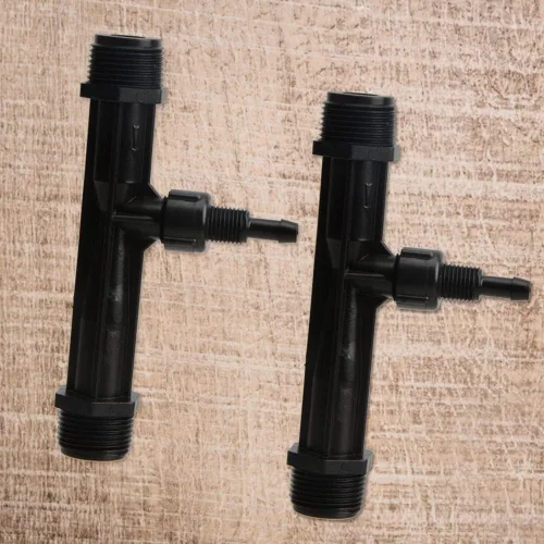 Miniatura 5 de RUIAN Venturi de riego de 3/4 pulgadas, inyectores de fertilizantes, tubo de agricultura, herramienta de plástico negro para jardín al aire libre