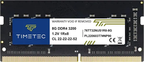 Miniatura 18 de Timetec 16GB Kit (2x8GB) DDR4 3200MHz (o 2933MHz o 2666MHz) PC4-25600 No ECC Sin búfer 1.2V CL22 1Rx8 Rango único 260 pines SODIMM Módulo de memoria