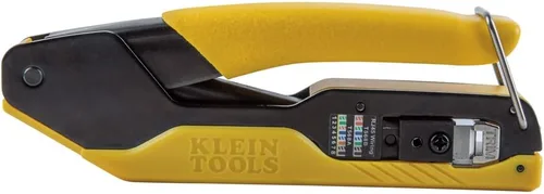 Miniatura 5 de Klein Tools 80017 Crimpadora de cable de datos y enchufe modular de datos CAT6, paquete de 50 herramientas, kit de herramientas de instalación