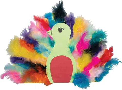 Miniatura 2 de Creativity Street Marabou Plumas, colores surtidos, bolsa de 1/2 onza, paquete de 150