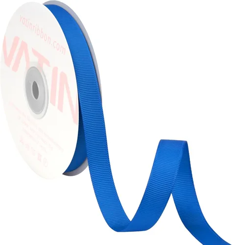 Miniatura 40 de Vatin - Rollo de cinta de grogrén, rollos de 25-50 yardas, perfecto para decoración de bodas, coronas, baby showers, envolturas de paquete de regalo