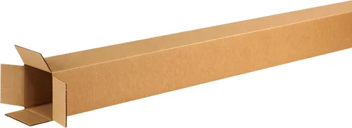 PARTNERS BRAND Cajas de cartón corrugado de 4 x 4 x 60 pulgadas de alto, 4 pulgadas de largo x 4 pulgadas de ancho x 60 pulgadas de alto, paquete de