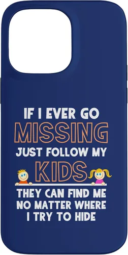 Miniatura 21 de If I Ever Go Missing Follow My Kids Funny Parenting Case for iPhone 17