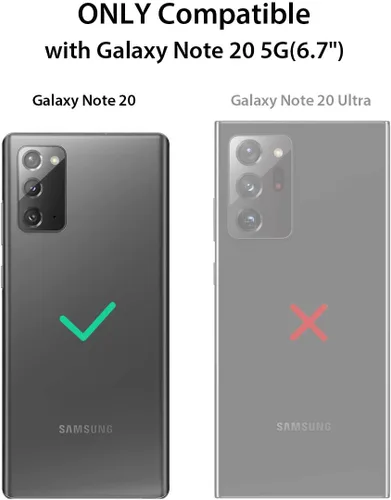 Miniatura 7 de AICase Funda para Galaxy Note 20, protección contra caídas de cuerpo completo, resistente, a prueba de golpes, caídas y polvo, 3 capas, funda
