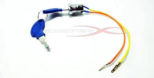Miniatura 5 de Interruptor de encendido de 2 cables con 2 teclas, se adapta a muchos scooters de gas y eléctrico, Go Kart y bicicletas de bolsillo [1101]