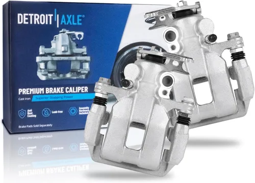 Miniatura 144 de Detroit Axle - 4 pinzas de freno para Honda Element 2003-2011 Pinzas de freno de disco con soportes 2004 2005 2006 2007 2008 2009 2010 reemplazo