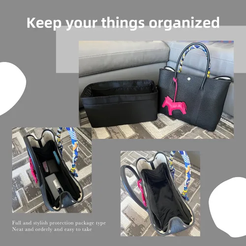 Miniatura 8 de DGAZ Organizador de bolso sedoso, organizador de bolsos de lujo y bolso de mano, organizador de bolsas Simplicity para fiestas de jardín 3036 bolsas