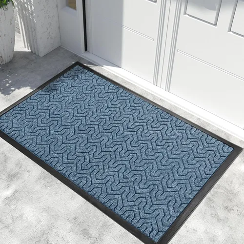 Miniatura 92 de Yimobra Alfombra para Puerta Delantera Exterior Entrada 29.5x17, Impermeable Resistente Alfombras Exteriores para Puerta Delantera, Alfombra