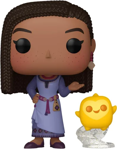 Miniatura 2 de Funko Pop! & Buddy: Disney Wish - Asha with Star - Figura de vinilo coleccionable - Idea de regalo - Producto oficial - para niños y adultos - Fans