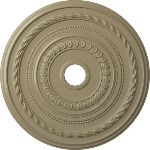Miniatura 84 de Ekena Millwork CM25COFCS Cole Medallón de Techo, 25 3/8"OD x 3 3/8"ID x 1 3/8"P, pintado a mano Flash Cobre