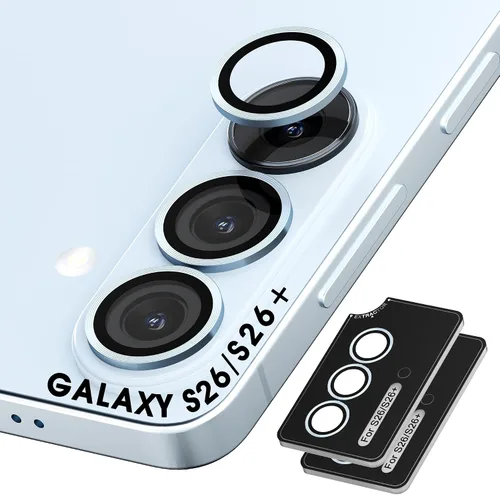 Miniatura 53 de Orzero Protector de lente de cámara compatible con Samsung Galaxy S25, bandeja de instalación de un solo paso, cubierta de vidrio con anillo