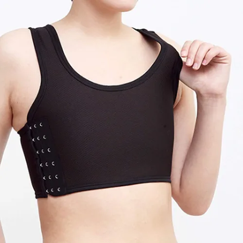 Miniatura 4 de Camiseta sin mangas transpirable cómoda y suave, ajustada, chaleco transexual, parte superior marimacho lesbiana