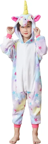 Pijama unisex de unicornio para niños, disfraz de Halloween, regalo de cumpleaños