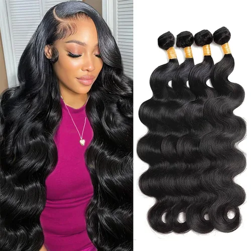 Miniatura 11 de Manojos de cabello humano ondulado de 20 pulgadas, 12A, 100% sin procesar, cabello virgen brasileño, ondulado, extensiones de cabello humano