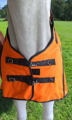 Miniatura 5 de Manta de caballo 1200D impermeable, transpirable, pesada manta de invierno con relleno de 10.58 oz, carcasa exterior Ripstop