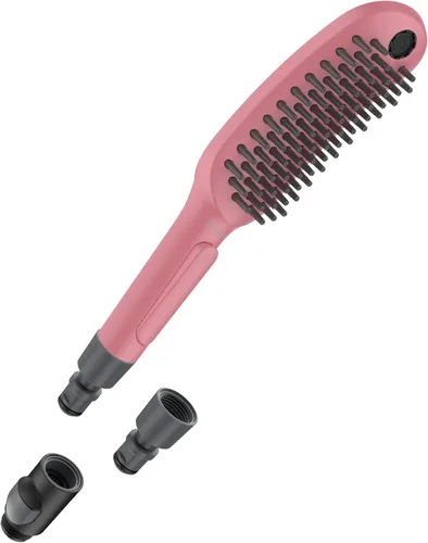 Miniatura 10 de hansgrohe Ducha para mascotas al aire libre con spray de 3 rociadores de conexión rápida, spray para piernas, spray para patas en el cielo, 04973540