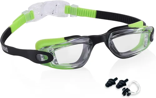 Miniatura 12 de Aegend Gafas de natación – Gafas de natación para niños de 3 a 14 años, niñas y jóvenes, sin fugas, visión clara Rosa brillante