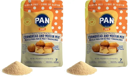 Miniatura 10 de P.A.N Mezcla de pan de maíz y muffins, mezcla para hornear sin gluten, 0.9 libras (paquete de 6)