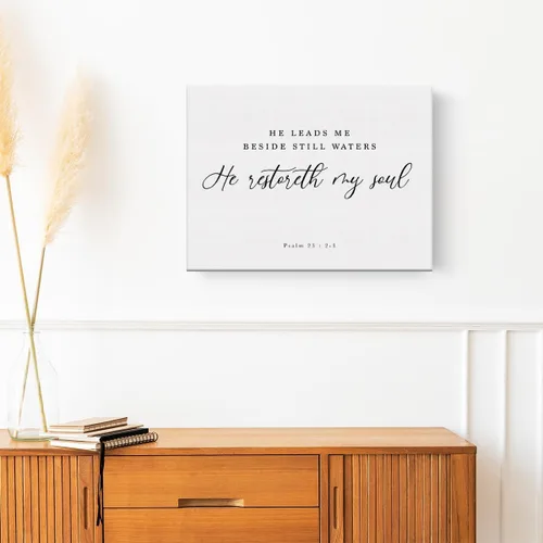 Miniatura 4 de Lienzo inspirador cristiano para pared, 11.5 x 15 pulgadas, enmarcado, pintura religiosa, versículo de las Escrituras, decoración de pared