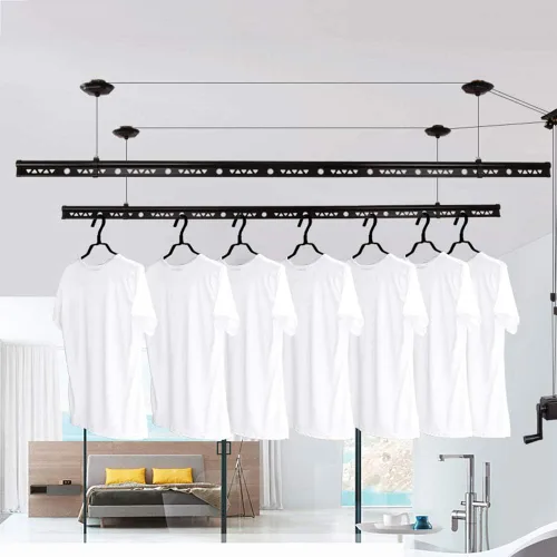 Miniatura 2 de Drying Rack Secadora, Techo, Secadora, Perchero Estilo Polea B