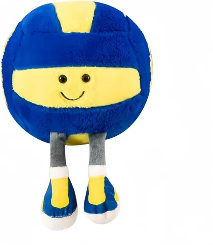 Cojín de felpa de fútbol de 13.7 pulgadas, suave y esponjoso, juguete deportivo suave y duradero para decoración de sofá, habitación, cumpleaños de