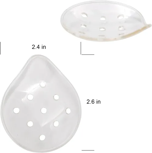 Miniatura 2 de 4 parches de plástico para ojos de 9 agujeros, transpirables y cómodos, protección ocular, adecuados para niños, adultos, cubierta de cirugía