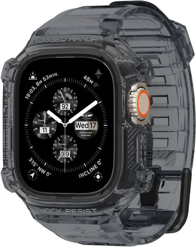 Miniatura 26 de Spigen for Apple Watch Band with Case, Rugged Armor Pro Compatible with Ultra 3/2/1 49mm, Series 11/10 46/42mm, 9/8/7 45/41mm, SE3/SE2/SE/6/5/4