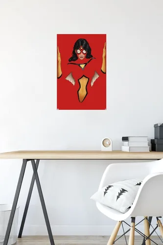 Miniatura 4 de Trends International Marvel Comics Spider Woman - Póster de pared Strikeforce #1, 22.4 pulgadas de largo x 14.7 pulgadas, versión enmarcada