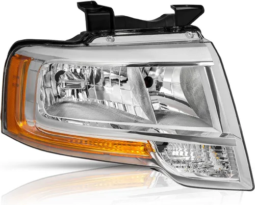 Miniatura 18 de TUSDAR Conjunto de faros delanteros con bombillas para Ford Expedition 15, 16, 17, lado izquierdo del conductor, repuesto de faros delanteros
