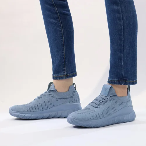 Miniatura 7 de JABASIC Women Casual Slip On Loafers Breathable Knit Walking Shoes Lightweight Sneakers