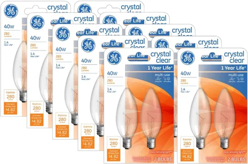 Miniatura 4 de GE Lighting 12165 2PK 40 watts CLR Foco roma