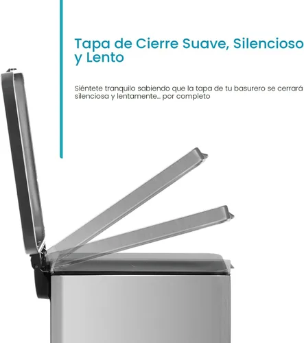 Miniatura 5 de Home Zone Living - Papelera Plata