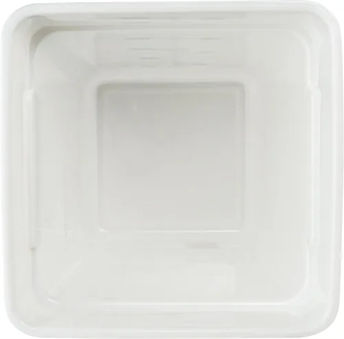 Miniatura 3 de Winco Contenedor de almacenamiento cuadrado de 4 qt, blanco, PP