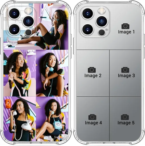 Miniatura 9 de Funda de teléfono con imagen personalizada para iPhone 17/16/15/14/13/12/11 y modelos (Air/Pro/Pro Max/Plus/Mini/XR/XS) - con bolsa de aire