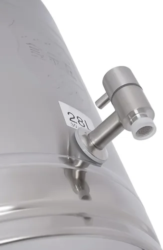 Miniatura 6 de Lata de leche de acero inoxidable de 28L/7.4 galones, jarra de leche resistente, cubo de leche, cubo de vino, botella de cubo de almacenamiento