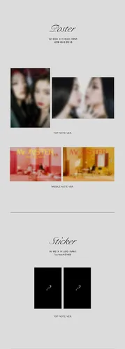 Miniatura 5 de Red Velvet Irene & SEULGI - Monster (1er mini álbum)+Póster plegado+Juego de tarjetas fotográficas adicionales (Nota media)