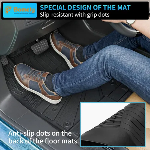 Miniatura 5 de Bomely Alfombrillas compatibles con Toyota Highlander 2014-2019 Cargo Liner TPE Protector de asiento trasero 2018 7 asientos Highlander Accesorios