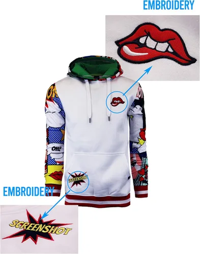 Miniatura 4 de Screenshot - Sudadera con capucha de forro polar para hombre, estilo urbano
