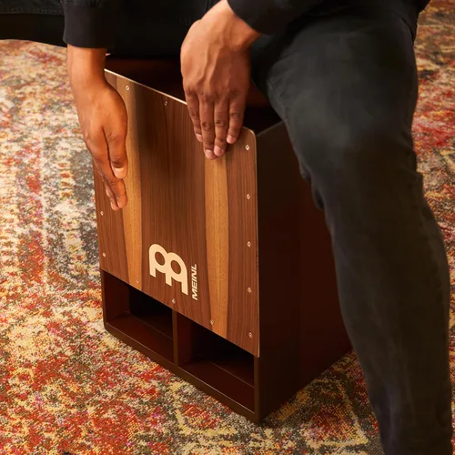 Miniatura 9 de Meinl Cajón Subwoofer de Graves Jumbo con Bordones Internos - NO FABRICADO EN CHINA - Superficie de Toque de Nogal, GARANTÍA DE 2 AÑOS (SUBCAJ5WN)