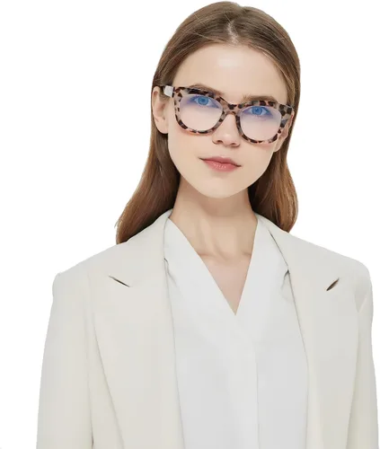 Miniatura 6 de Oversized Reading Glasses for Women,3 Pack Blue Light Blocking Computer Spring hinge Readers 6MIX-C1