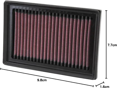 Miniatura 11 de K&N Filtro de aire de alto flujo original de por vida para motor: Aumenta la potencia: Premium, lavable: Compatible con TOYOTA 2012-2025: C-HR