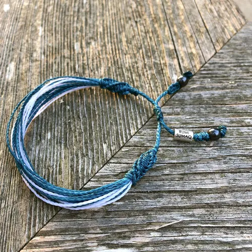Miniatura 132 de Rumi Sumaq Pulsera de concientización para hombres, mujeres y niños – Pulsera de apoyo tejida ajustable anudada a mano – Pulsera de conciencia sutil