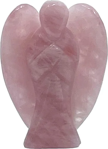 Miniatura 8 de Figura de ángel guardián de amazonita de 2 pulgadas, piedra natural tallada a mano, excelente para aliviar el estrés, la esperanza y la manifestación