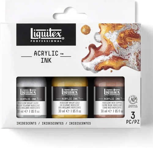 Miniatura 15 de Liquitex Tinta acrílica profesional, 1 oz (1.0 fl oz), juego de colores esenciales, juego de 6 Esencial - Juego de 6