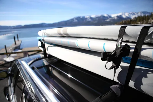 Miniatura 3 de VAMO Stand Up Paddleboard elástico en 4 direcciones, cubierta de tabla UV para remos, kayaks y tablas de surf (tabla de remo no incluida)