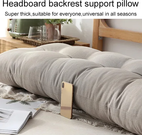 Miniatura 4 de Respaldo rectangular grande para cabecero, cojines de respaldo para cama, sofá, respaldo de cuña para respaldo, cojines lumbares, almohada