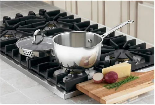 Miniatura 2 de Cuisinart 719-18P Chef's Classic - Cacerola de acero inoxidable de 2 cuartos con tapa, color plateado