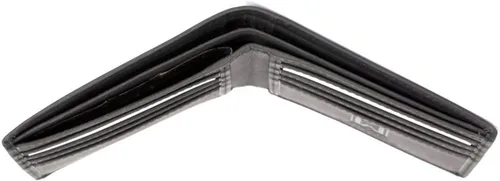 Miniatura 3 de Cartera de cuero con bloqueo RFID para hombre, Oso negro, Cartera Rfid