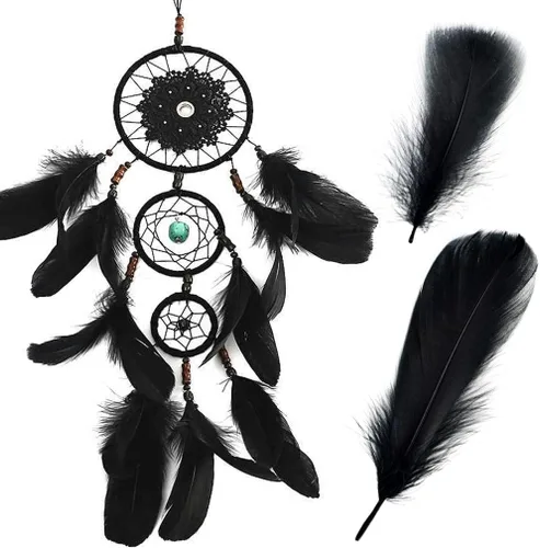 Miniatura 3 de obmwang 100 plumas de ganso naturales de 3.1-4.7 in para manualidades, bodas, fiestas, decoración del hogar, color negro